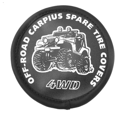 Spare Tires Cover 1/10 RC Crawler Car Compatible with 4.52"-4.72" Tires