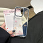 Glitter Butterfly Clear Case for iPhone 11-16 Pro Max Plus Shockproof Bumper