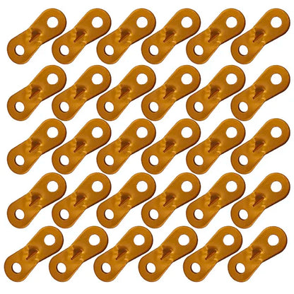 30pcs Camping Guyline Tensioners Rope Fasteners Cord Adjusters Tent Awning