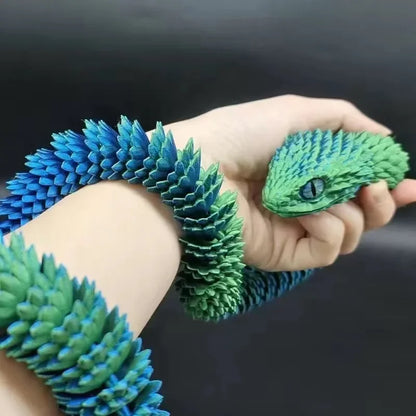 3D Printed Snake Egg Creative Decompression Mold Movable Rotatable Action Figure