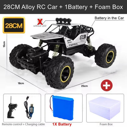 EXPROTAS RC Car Remote Control 4X4 All Terrain Brushless Outdoor Vehicle
