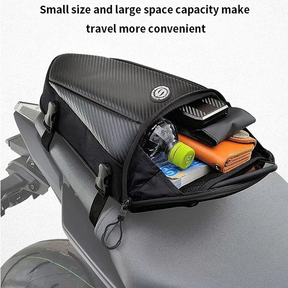 Motorcycle Tail Bag Waterproof Rear Seat Luggage Backpack for Harley BMW