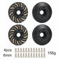 Brass 12mm Hex Wheel Weights Brake Disc Adapters for 1.9 2.2 RC Crawler