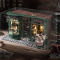 Magic Shop DIY Wooden Dollhouse Miniature Doll House Kit with Furniture Roombox Retro Home Model Toy for Children Gift-EXPROTAS