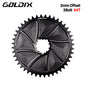 Narrow Wide Chainring 3-Bolt 3mm Offset for Goldix MTB Road Crankset