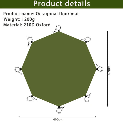 4.1x4.1m Large Waterproof Camping Ground Sheet Picnic Beach Mat