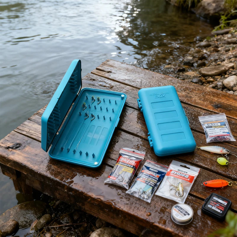 Carp Fishing Tackle Box Hair Rig Organiser Bait Storage Terminal Rig Case