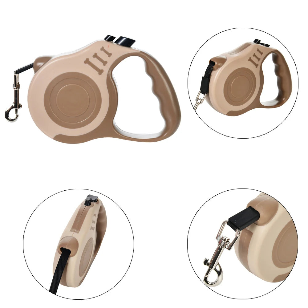 Retractable Dog Leash 3M 5M for Small Big Dogs Walking Traction Rope