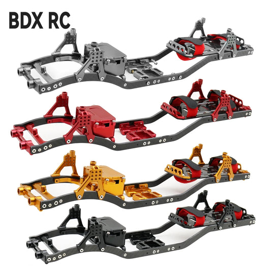 1/10 RC Crawler 4mm Carbon Fiber Chassis Frame CNC Girder Kit for Axial SCX10 II - EXPROTAS