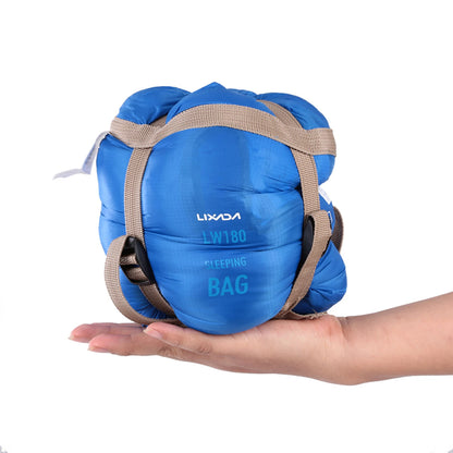 LIXADA 190*75cm Envelope Sleeping Bag Adult Camping Outdoor Mini Walking beach Sleeping Bags Ultralight Travel Bag Spring Autumn-EXPROTAS