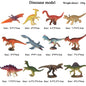 Jurassic Dinosaur 12PCS Action Figures T-Rex Velociraptor Kids Toy Set