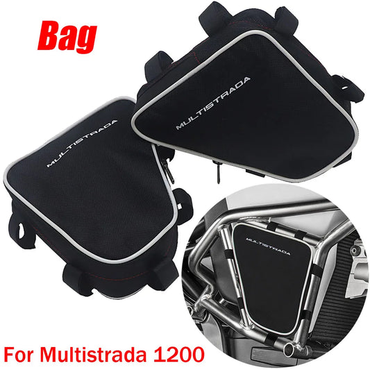 Waterproof Motorcycle Crash Bar Tool Bag for Ducati Multistrada 1200 - EXPROTAS