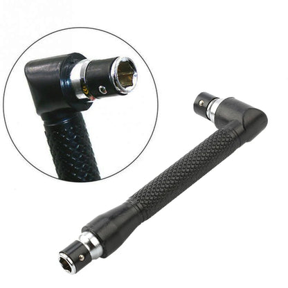 Hexagon Screwdriver Bit 1/4" Double-End Handle Black 6.35mm Wrench Tool