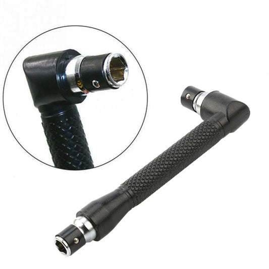 Hexagon Screwdriver Bit 1/4" Double-End Handle Black 6.35mm Wrench Tool