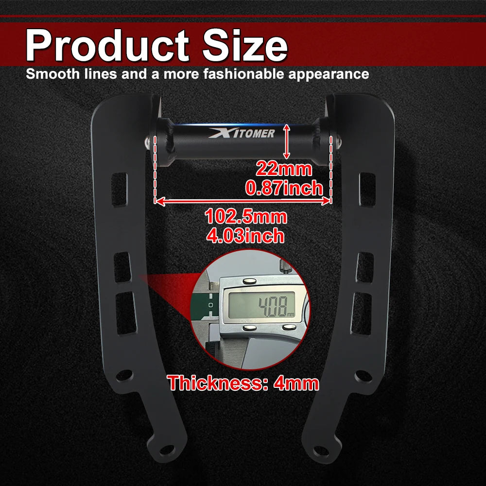 GPS Phone Mount Bracket Plate Holder for Suzuki GSX-S1000GT/GT+ 2022-2024