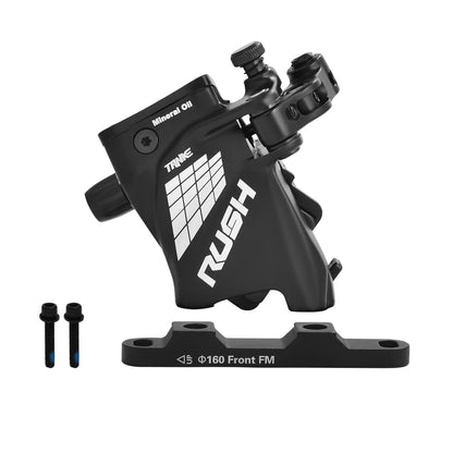 TANKE Line Pulling Oil Pressure Calipers Hydraulic Disc Brake  Road Bike Brake Set RUSH Front Rear 160MM Scooter Bicycle Parts-EXPROTAS