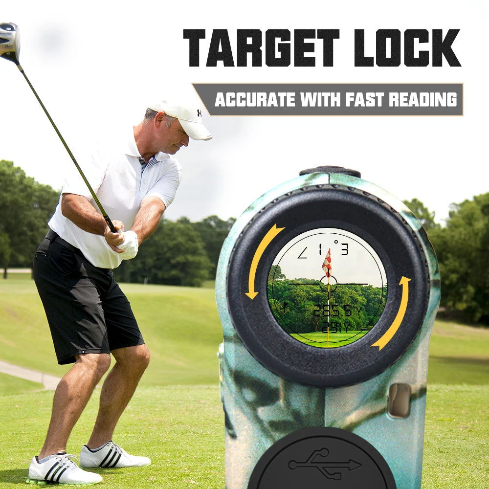 REVASRI Laser Rangefinder 1000M Hunting Range Finder with Rechargeable Battery Outdoor Target Acquisition Technology Monoculars-EXPROTAS
