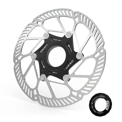 Center Lock Disc Brake Rotor IIIPRO Stainless Steel Bicycle MTB Road