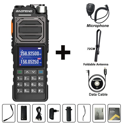 BAOFENG UV-25L Ham Radio High Powerful Tactical Walkie Talkie 50KM Four-Band Type-C 999Channel Two Way Radio BAOFENG NEW Upgrade-EXPROTAS
