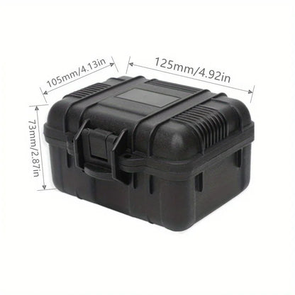 Shockproof Sealed Camera Case Bag Organizer, Photography Storage Box with Sponge Protector