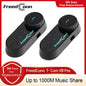 Motorcycle Helmet Bluetooth Intercom Freedconn T Com VB FM Music Sharing