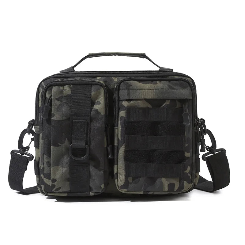 Mens Tactical Shoulder Bag Sling Backpack Molle Outdoor Travel Hiking