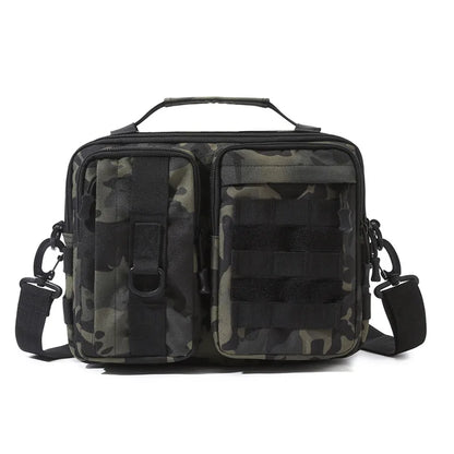 Mens Tactical Shoulder Bag Sling Backpack Molle Outdoor Travel Hiking