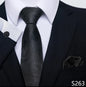 EXPROTAS Tie Pocket Square 8cm Wedding Formal Men’s Accessories