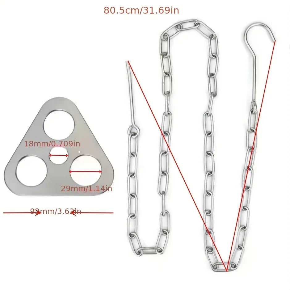 Camping Tripod Rack Detachable Outdoor Cooking Campfire Grill Equipment