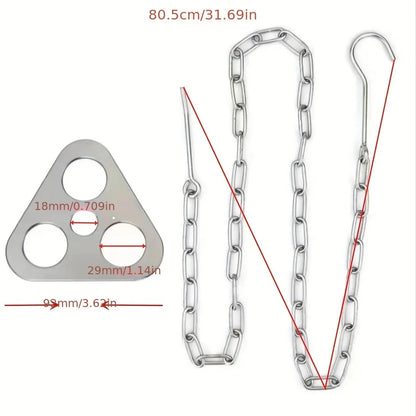 Camping Tripod Rack Detachable Outdoor Cooking Campfire Grill Equipment