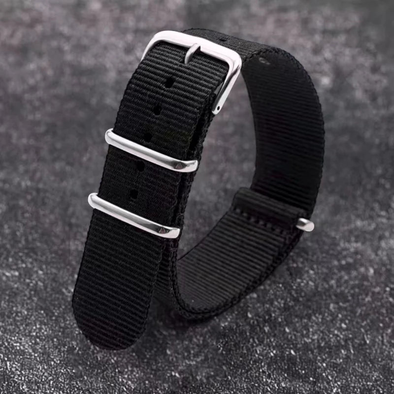 Nato Watch Strap Nylon Band 18mm 20mm 22mm Military Diver Wristwatch
