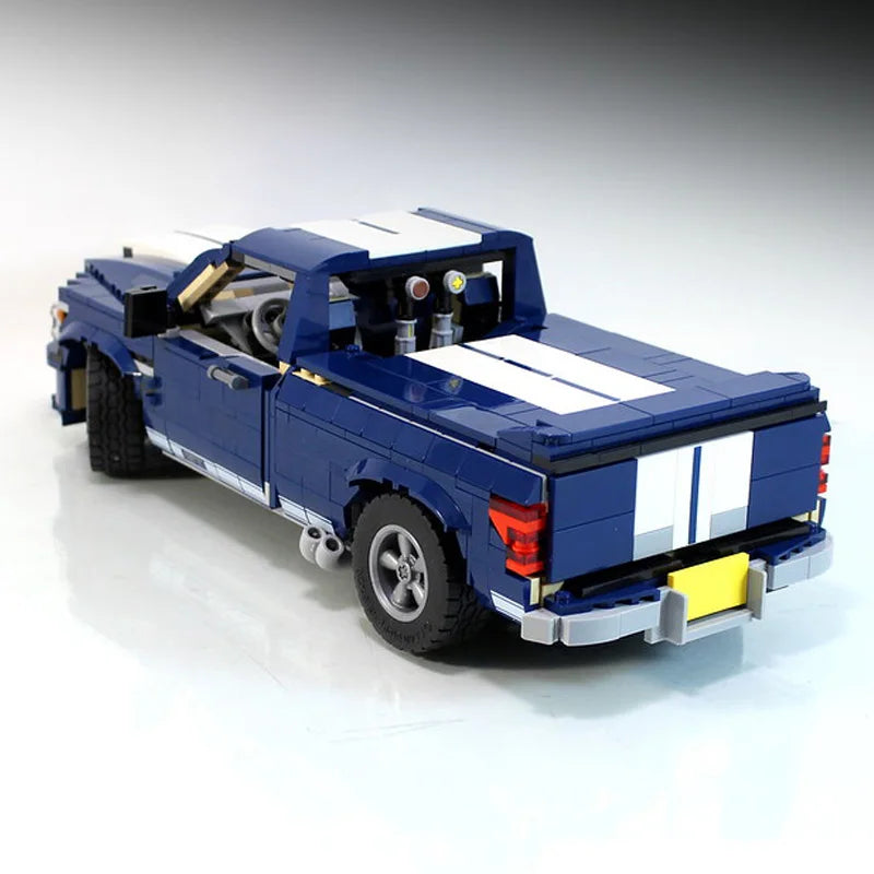 NEW MOD 10265 Pickup Truck F-150 Super Snake Model Building Block Assembled DIY Bricks Toys Boys Birthday Gifts-EXPROTAS