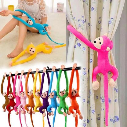 Plush Monkey Soft Toy Stuffed Animal Long Arms Hanging Decor Kids Toy