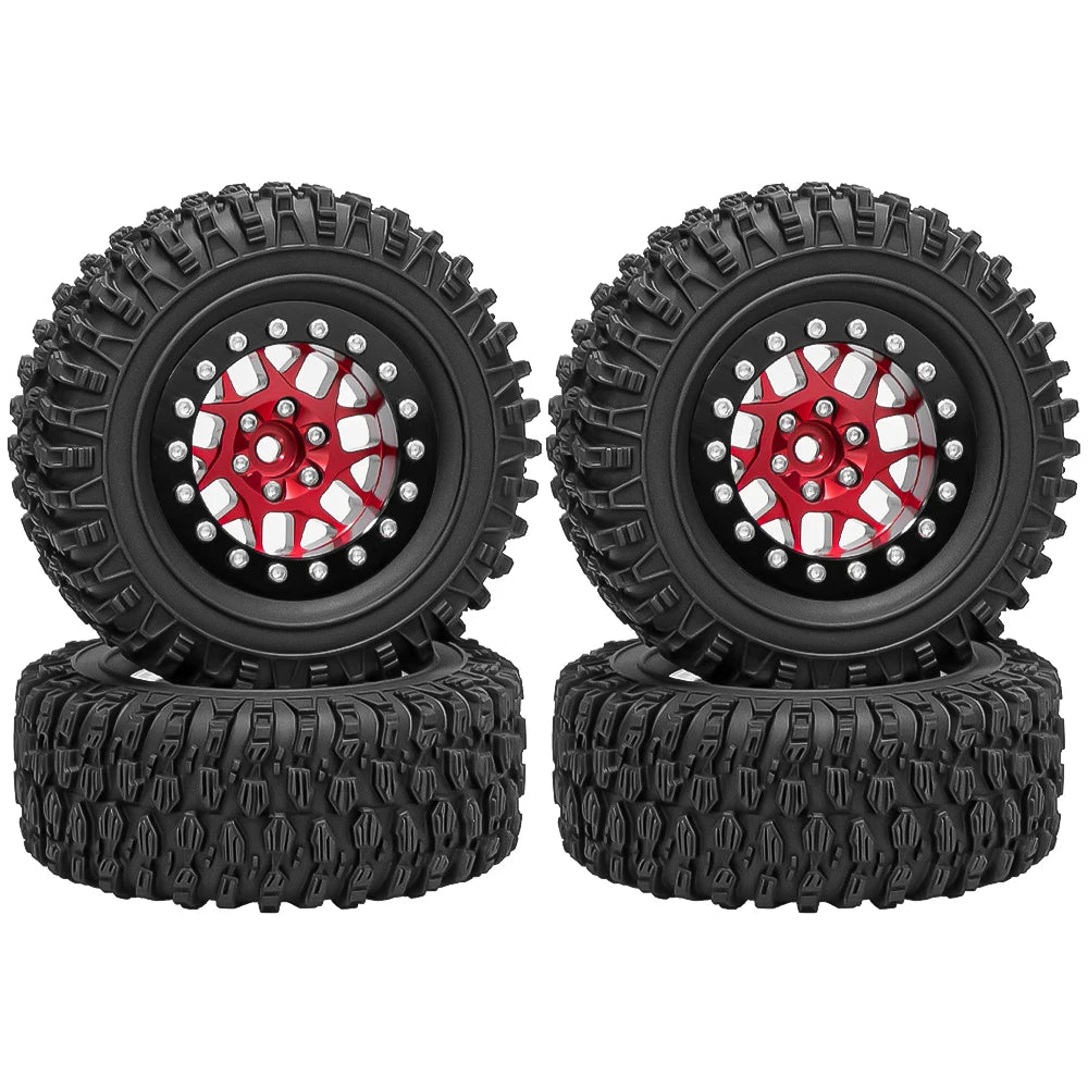 1.45 Inch Crawler Car Tire Wheels for 1/18 TRX-4M 1/24 SCX24 RC