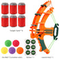 Kids Montessori Sticky Ball Dartboard Slingshot Target Educational Game