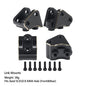 Axial SCX10 II AR44 Black Brass Weight Set Diff Cover Knuckles C-Hubs Link Mounts