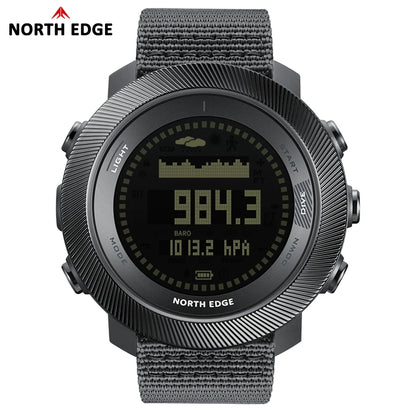 Men's Digital Dive Watch Outdoor Waterproof 100M North Edg Apache-D Sport
