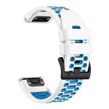 26mm Fit Silicone Strap Band For Garmin Fenix 7X 6X Pro 5X Plus