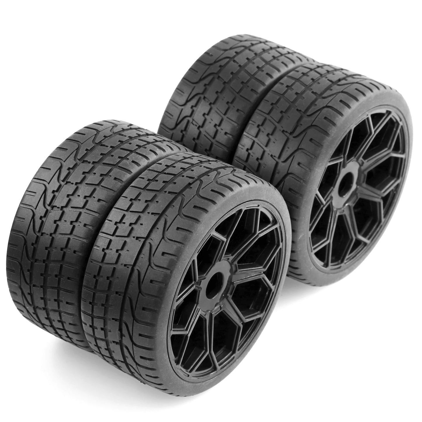 4PCS 2.9" RC Tires 3.94" OD Honeycomb Wheels for Arrma 6S Typhon Felony