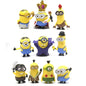 Kawai Mini Figurines 10Pcs Set Action Figures for Xmas Gifts
