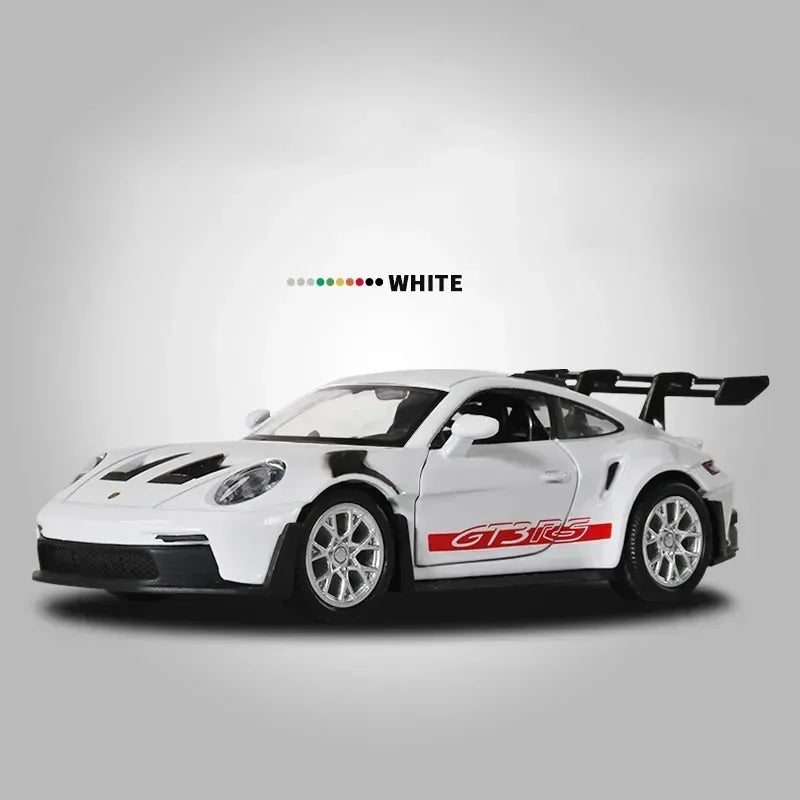 1:36 Porsche 911 GT3 RS Car Model Racing Diecast Alloy Toy Mini Sports