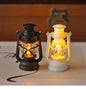 Mini Simulation Cande Light Lantern Night Light 4pcs Plastic Home Decor