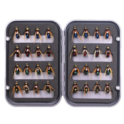 Fly Fishing Flies 4pcs Nymph Lures Baits for Trout Bass Artificial Insect