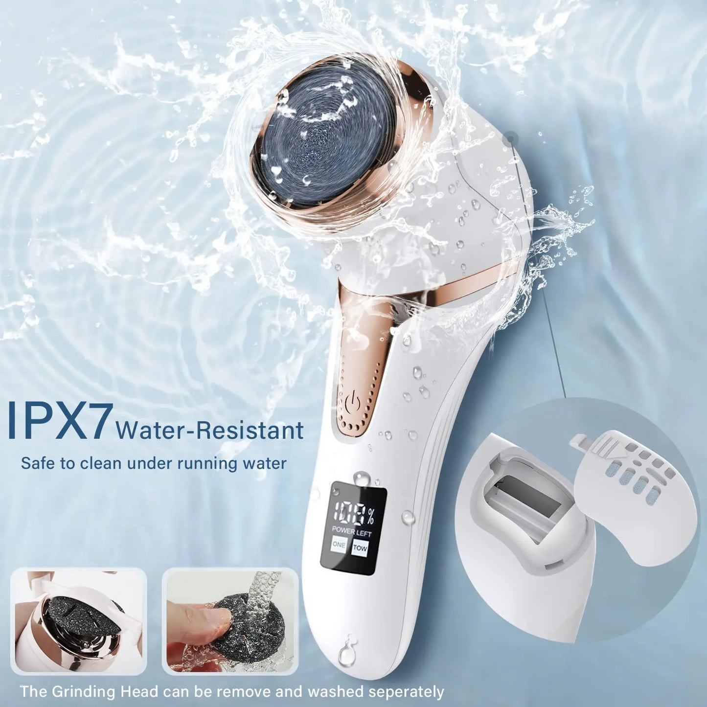 Electric Pedicure Machine Callus Remover Foot Grinder Dead Skin Removal Tool Pro