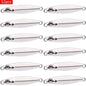 12Pcs Fishing Lure Metal Jigs Spoon Bait 40g 30g 20g 15g Mackerel Bass