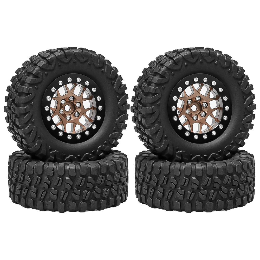 1.45 Inch Crawler Car Tire Wheels for 1/18 TRX-4M 1/24 SCX24 RC