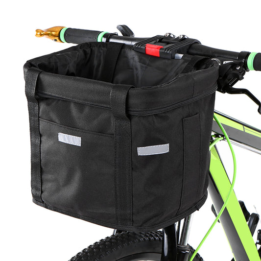 Waterproof Removable Bike Front Basket Handlebar Pet Carrier Frame Bag