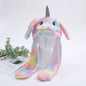 Warm Ear Protection Unicorn Hat with Moving Plush Ears for Kids Party