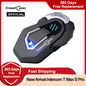 FreedConn Motorcycle Helmet Bluetooth Intercom Headset FM Waterproof Music Share
