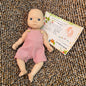 25CM Unpainted Full Body Silicone Girl Reborn Doll, 8 Styles Newborn Baby Toy Gift